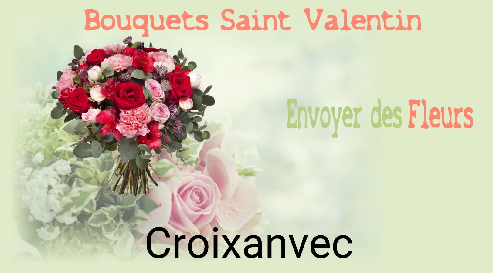 Roses de Saint-Valentin livrées à Croixanvec